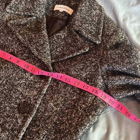 Calvin Klein Double Breasted Pea Coat - Picture 4 of 12